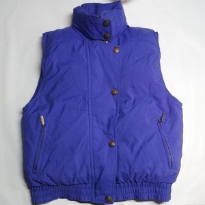 Nordica Women's Winter Vest Size 8 Medium Blue Down Puffer Sample Vintage